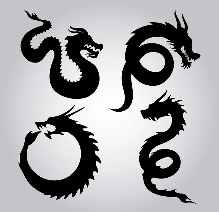 龙图片ai矢量模版下载