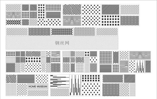 镂空重复图形图片