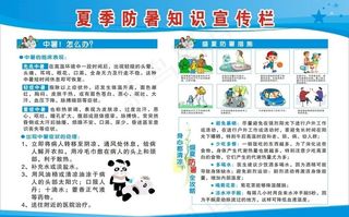 夏季防暑知识宣传栏图片