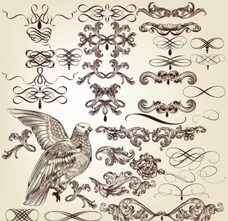 古典欧式花纹图片