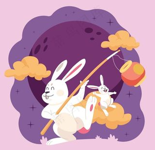 卡通中秋节  图片