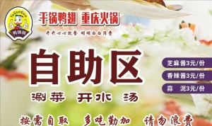 饭店提示牌图片