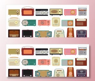 老式收音机图片