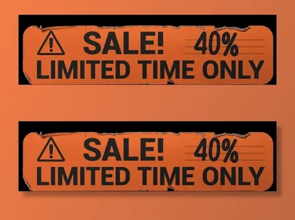 复古贴纸样机   怀旧潮流贴纸图片