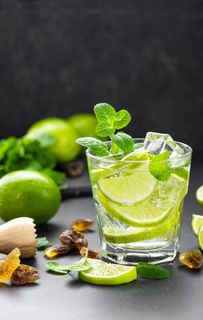 薄荷柠檬水图片