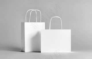 手提纸袋组合样机图片