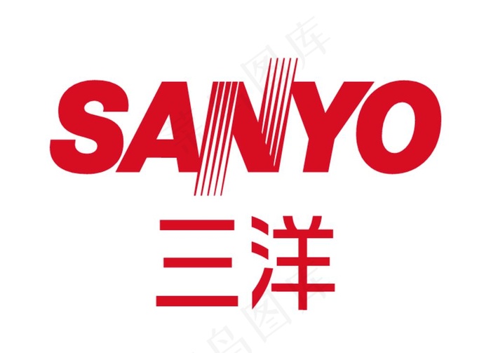 三洋 SANYO 标志LOGO图片ai矢量模版下载