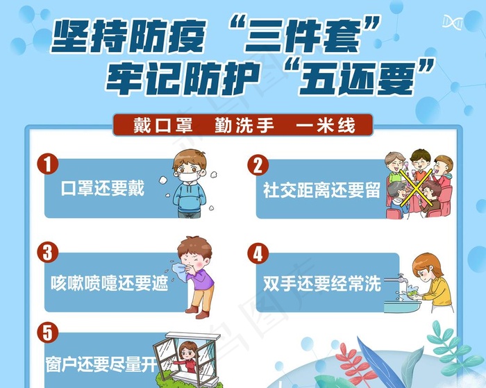 疫情图片psd模版下载