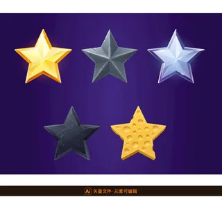 五角星游戏图标图片