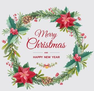 圣诞花环图片