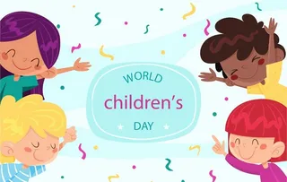 卡通儿童插画图片