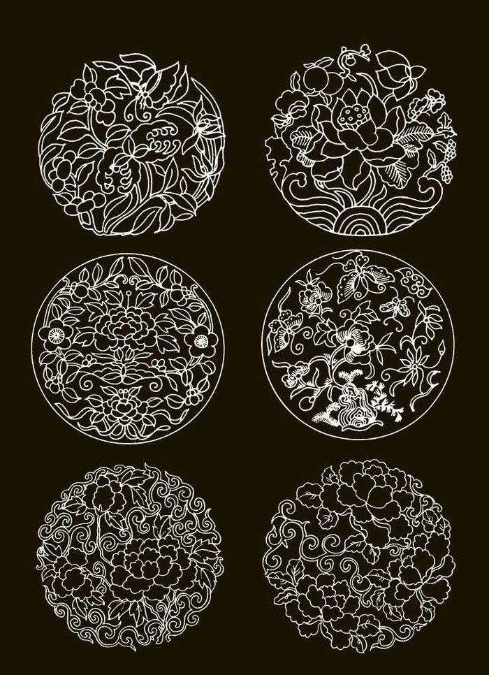 吉祥纹样 团花图片