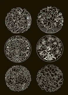 吉祥纹样 团花图片