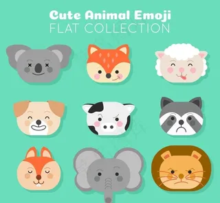 可爱动物表情头像图片