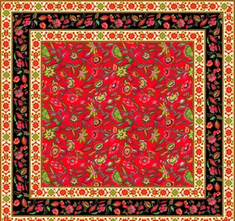 分层 数码印花 时尚花型 方巾图片 分层 数码印花 时尚花型 方巾图片