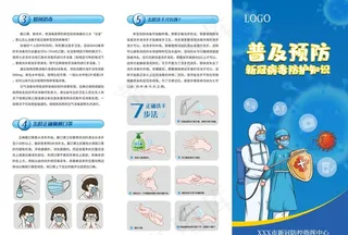 新冠病毒折页图片