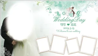 婚庆背景墙图片
