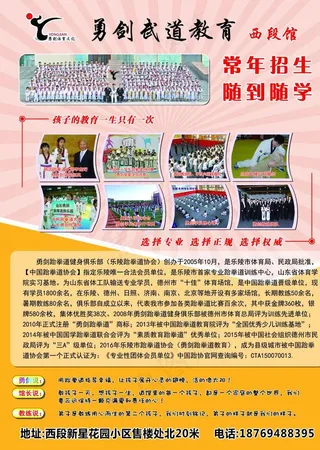跆拳道彩页图片