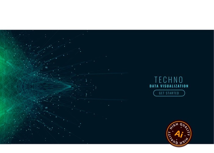 粒子科技线素材图片ai矢量模版下载