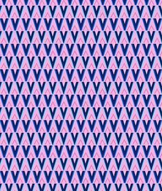 字母 V  几何 粉色图片