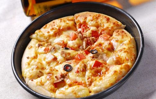 披萨海鲜披萨图片