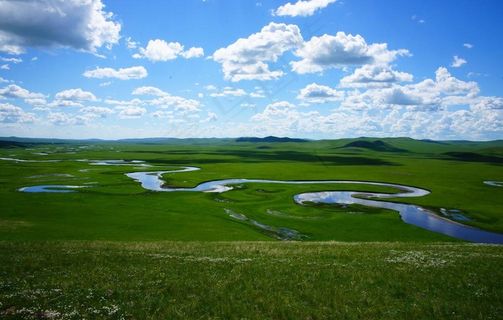 大草原风景图片