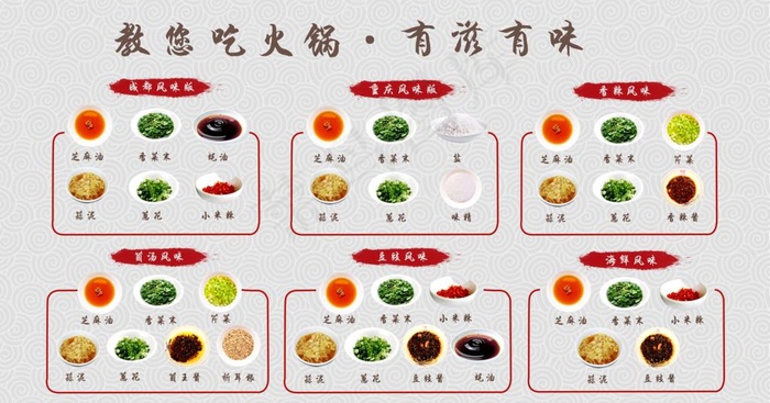 火锅店蘸料图片(10630X5906(DPI:300))psd模版下载