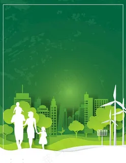 绿色展板图片