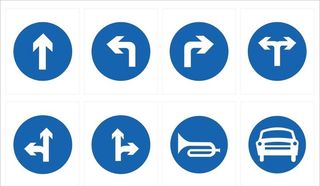 车库指引标识合集图片