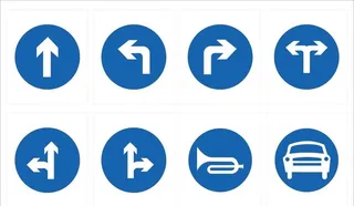 车库指引标识合集图片