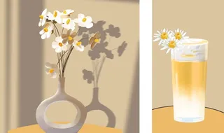 小清新文艺植物装饰画图片