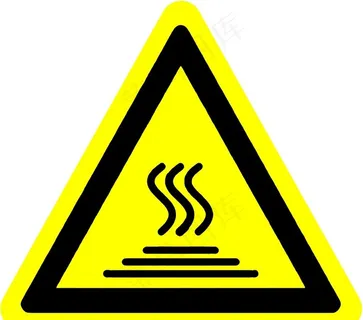 黄色警示注意图片