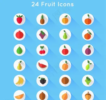 水果图标矢量图片