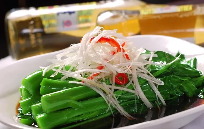 白灼芥兰图片