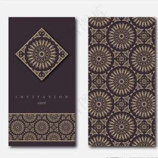 传统团花纹图片