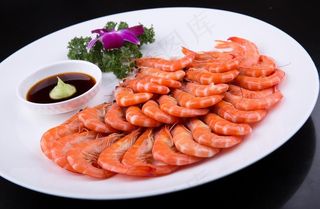 白灼虾图片