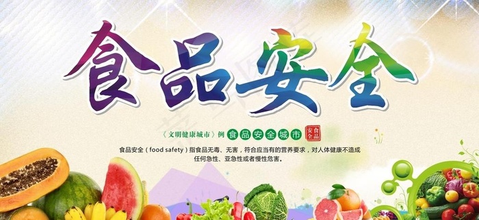 食品安全图片cdr矢量模版下载