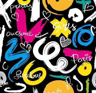 涂鸦  字母图片