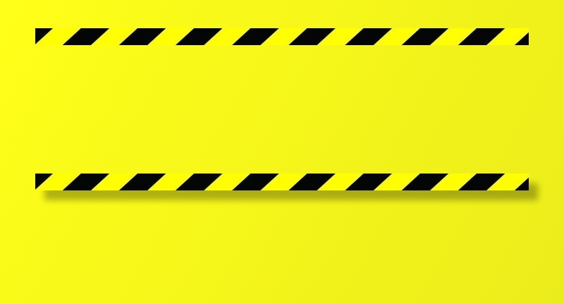 黄黑线 警示线图片