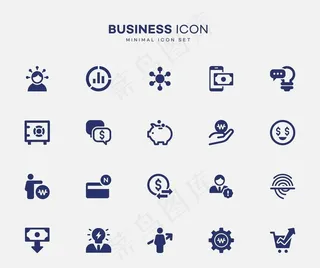 商务办公图标 图片