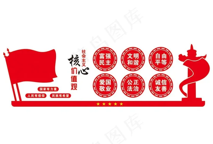 *核心价值观图片cdr矢量模版下载