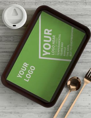 垫餐纸样机图片