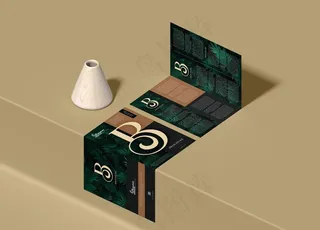 双折小册子样机图片