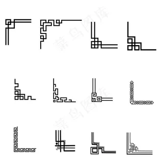 角线装饰纹图片