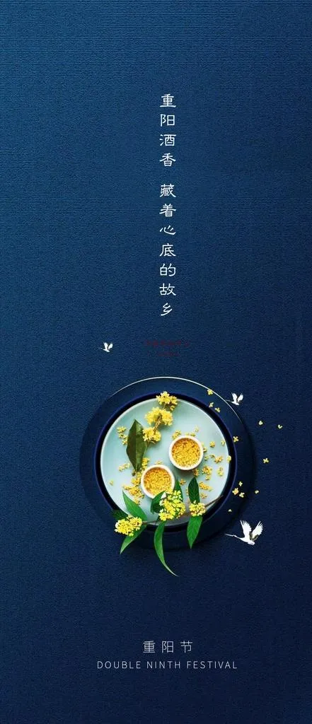 重阳节海报图片(1240x2687)psd模版下载