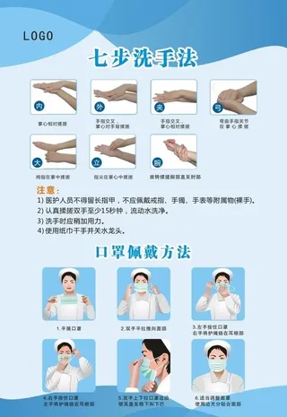 洗手戴口罩图片