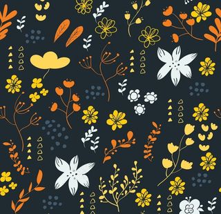 植物无缝印花图案图片