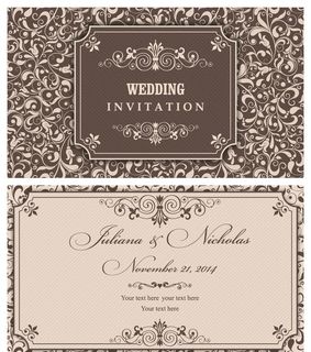 欧式花纹卡片图片