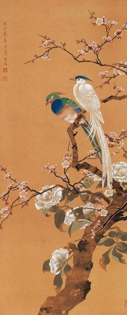 工笔花鸟图片