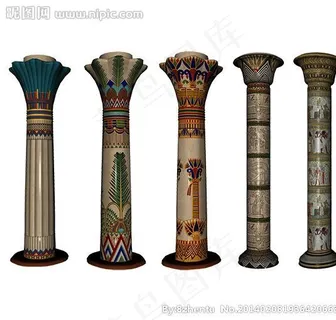 古埃及图腾柱图片